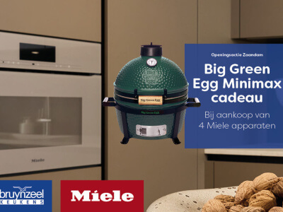 Big Green Egg MiniMax cadeau - Miele opening Zaandam